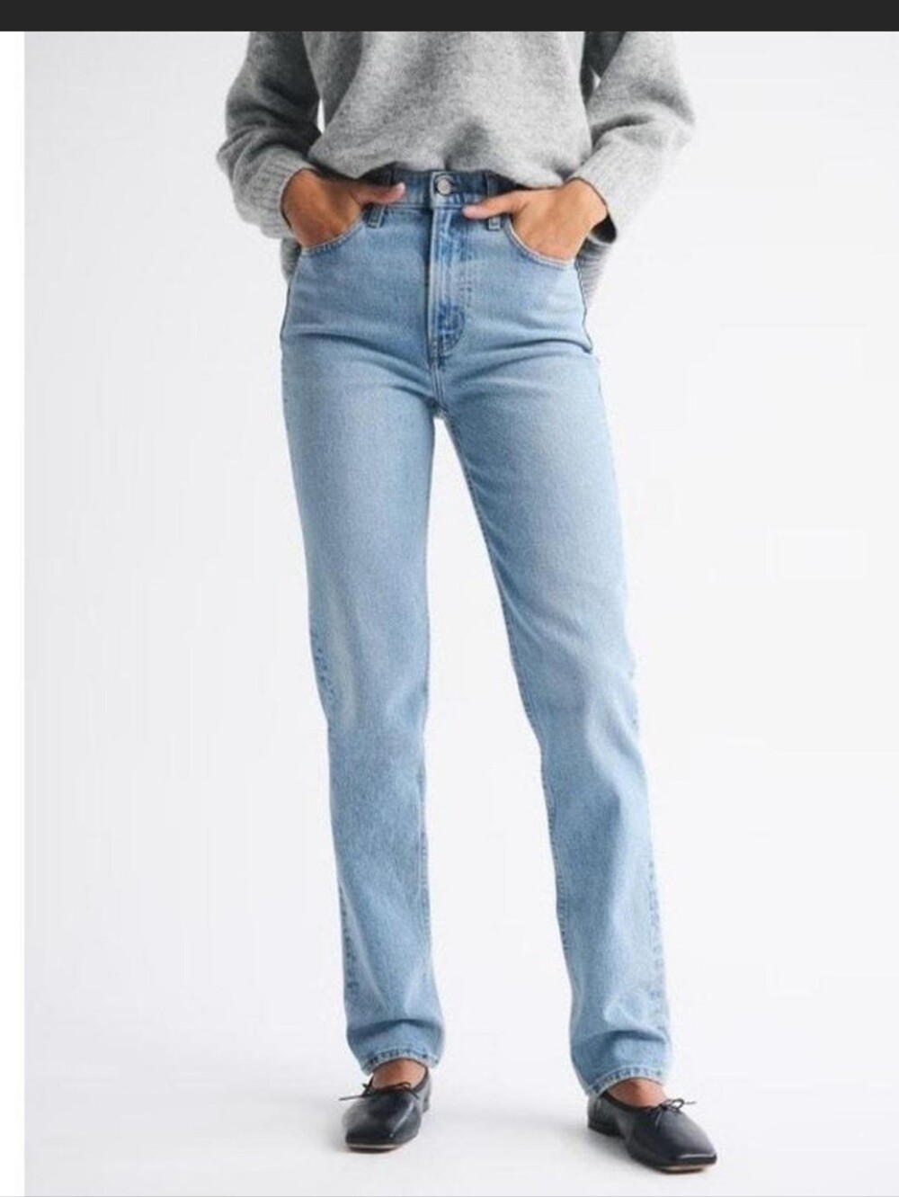 Abercrombie Ultra High Rise 90s Straight Jean
